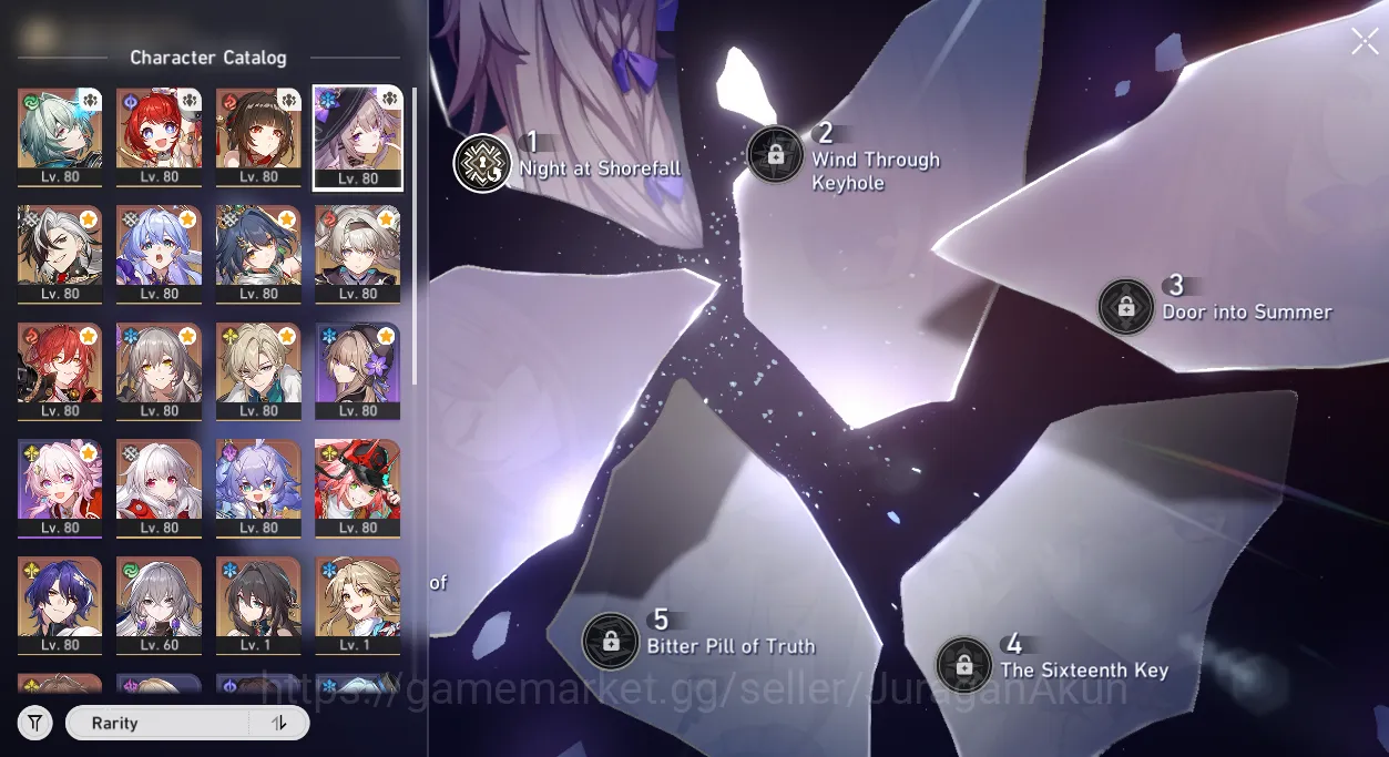 Honkai Star Rail Accounts ASIA [TL70] 12 Limited (Anaxa+Sign,TheHerta[E1]+Si image 5