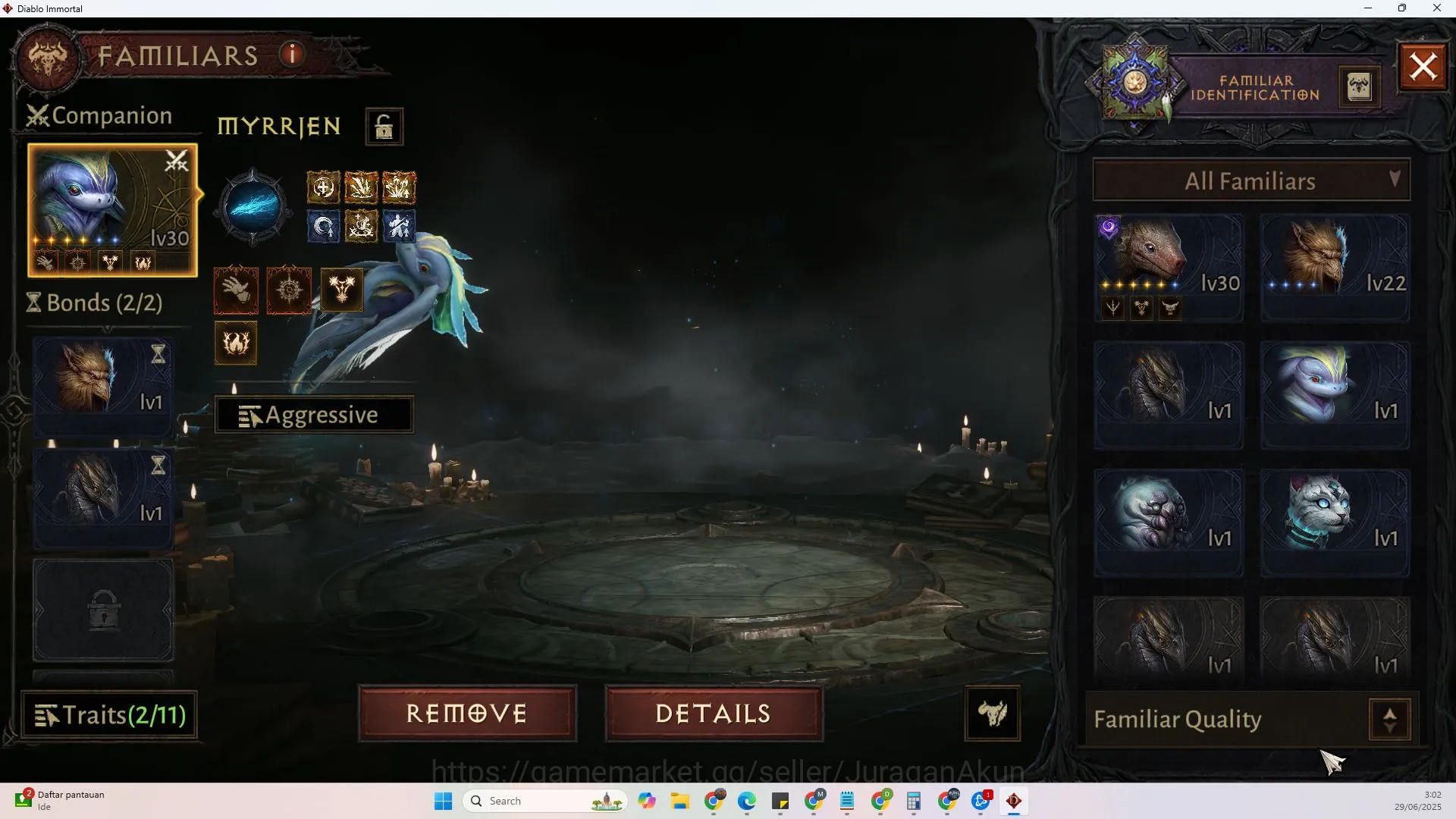 Diablo Immortal Accounts Mid-Tier SEA - peth|Lv60(477),Tempest(60,471)CR31k|Reso 690|Hell 3Paragon slayer Hellquary lv 7