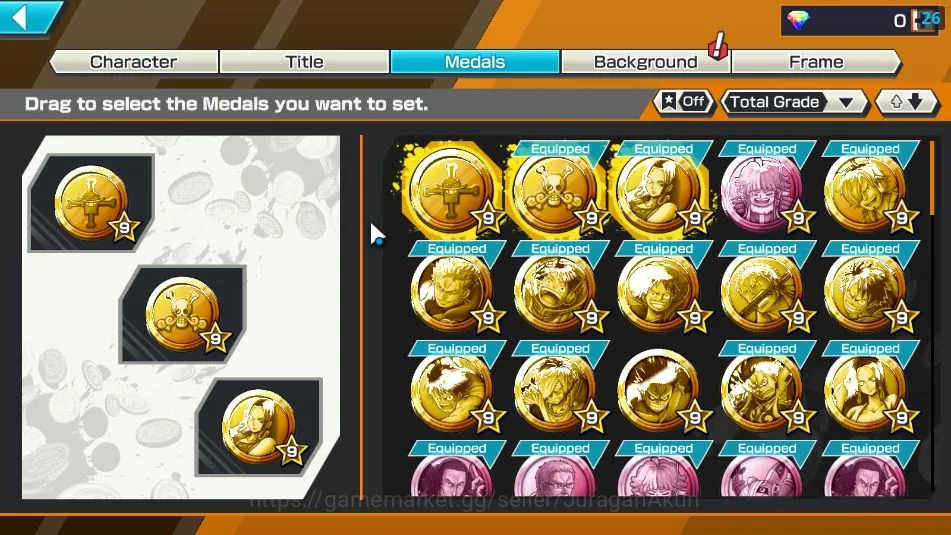 One Piece Bounty Rush Accounts Mid-Tier Global| 8 META EX|BlackBeard Kuzan,FR Shanks,Admiral Fleet Akainu,Film Z 3