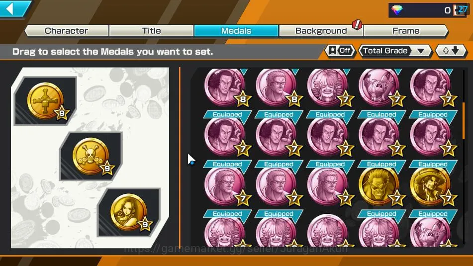 One Piece Bounty Rush Accounts Mid-Tier Global| 8 META EX|BlackBeard Kuzan,FR Shanks,Admiral Fleet Akainu,Film Z 4