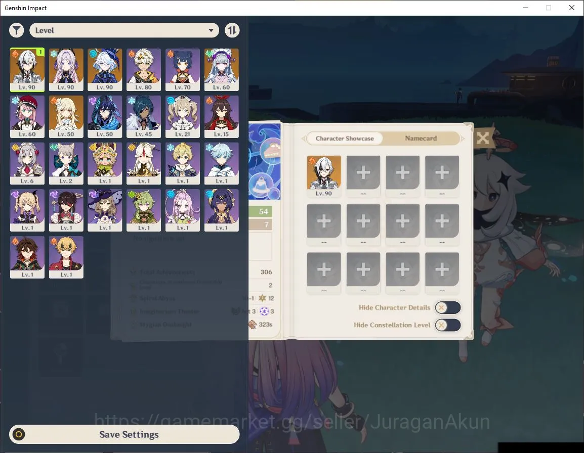 Genshin Impact Mid Game ASIA|AR54| 4 Limited + 1 [5 Star's Weapon] Arlecch image 1