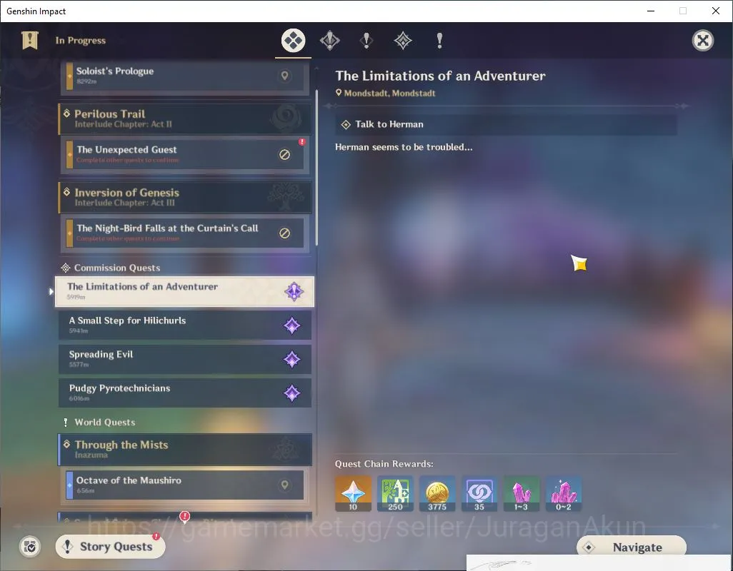 Genshin Impact Accounts ASIA|AR 47|1 Limited + 1[5 Star Weapon]|[Arlecino+ image 2
