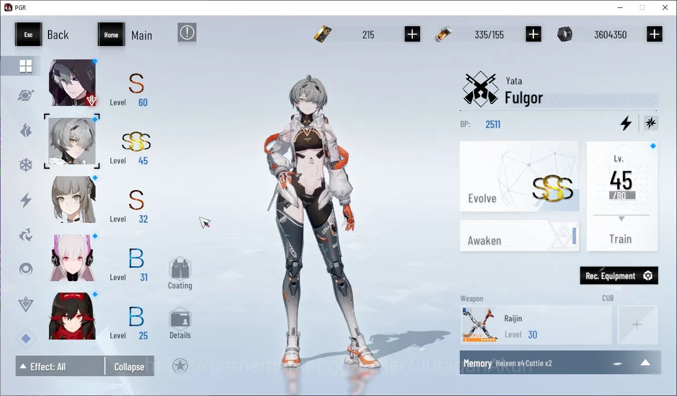 Punishing: Gray Raven Accounts Starter Asia | Blue Card 1k | Starter Lucia CW , SSS Fulgor+B5 +B5 |Log Google|(PGR1265) 6