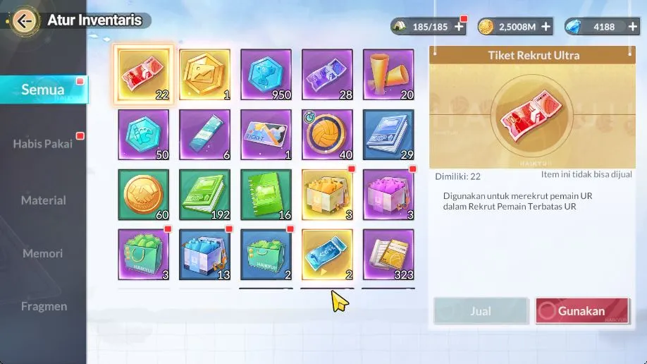 HAIKYU!! FLY HIGH Accounts [SEA] Lv20|4,1 DM + 22 URTicket|UR Toru Oikawa |SS image 2