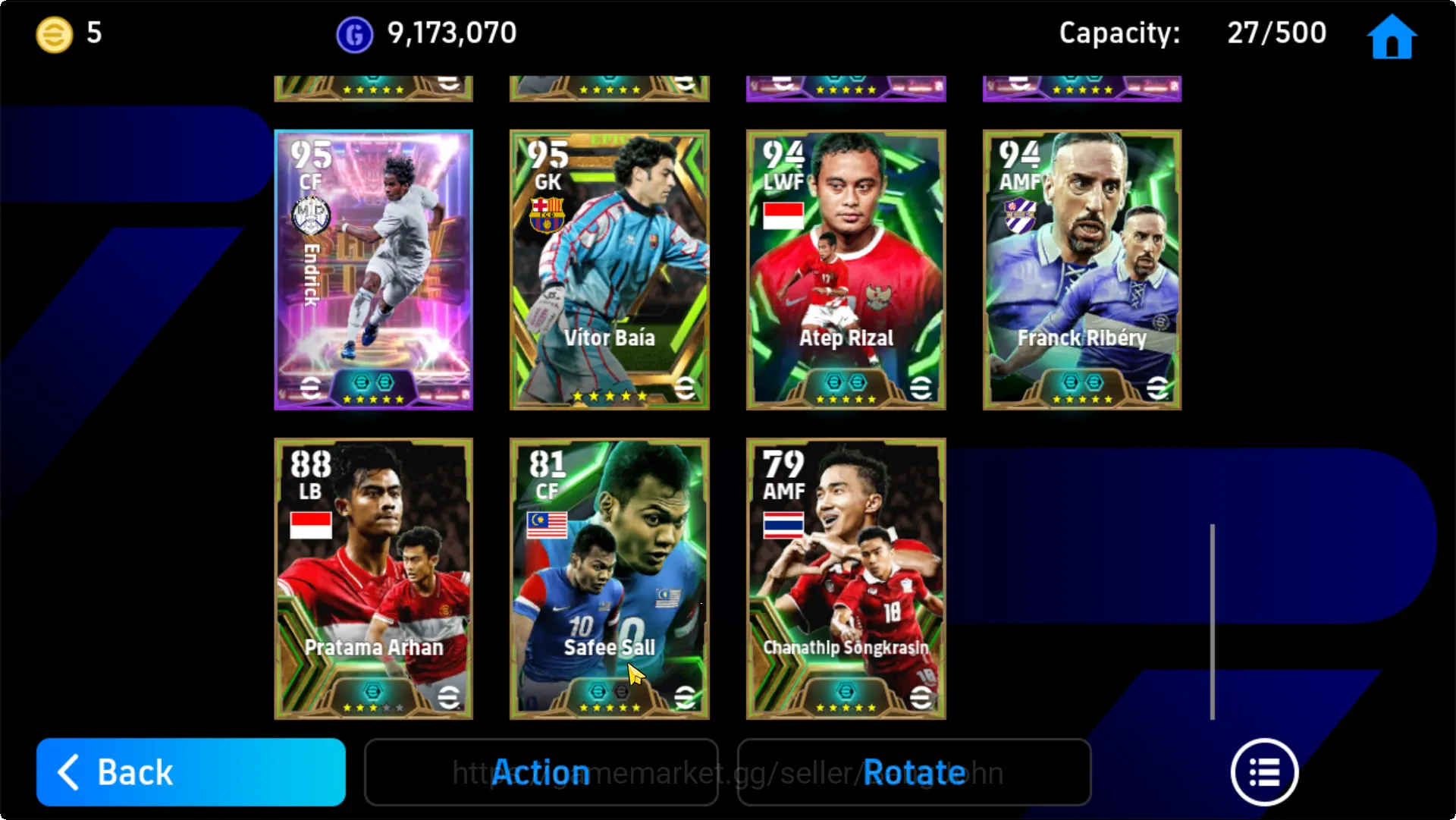 eFootball Accounts Others power 3160 | vinicius showtime, diego costa showtime, cafu epic db, serge gnabry showtime, kaka 7
