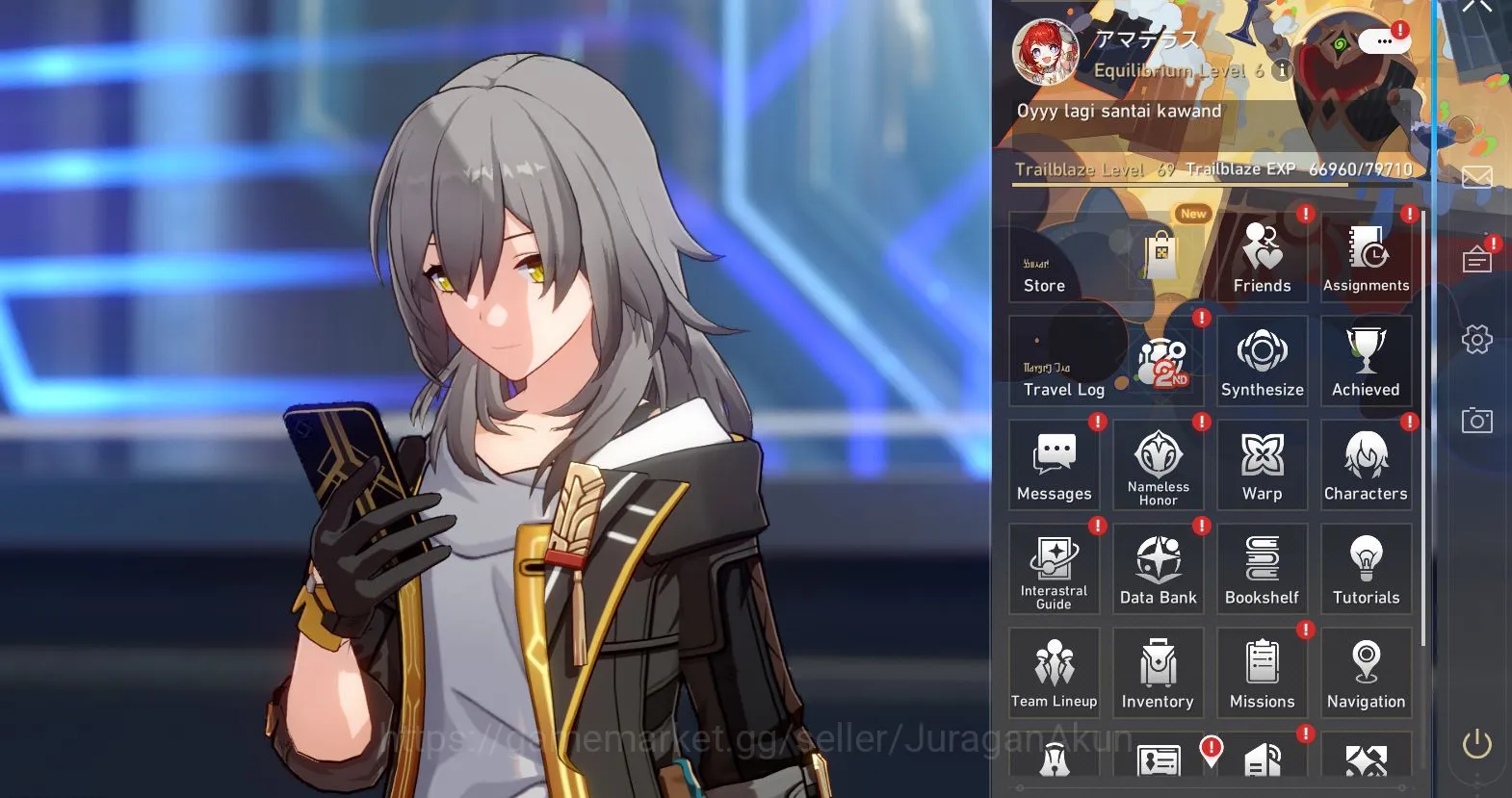 Honkai Star Rail Accounts Mid Game ASIA [TL69] 7 limited (FireFly+Sign, Feixiao,Tribbie, Ruan Mai, etc ) (Amphoreus) |Take 2