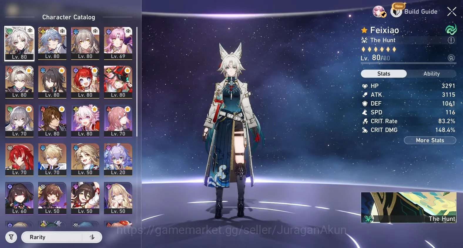 Honkai Star Rail Accounts Mid Game ASIA [TL69] 7 limited (FireFly+Sign, Feixiao,Tribbie, Ruan Mai, etc ) (Amphoreus) |Take 3