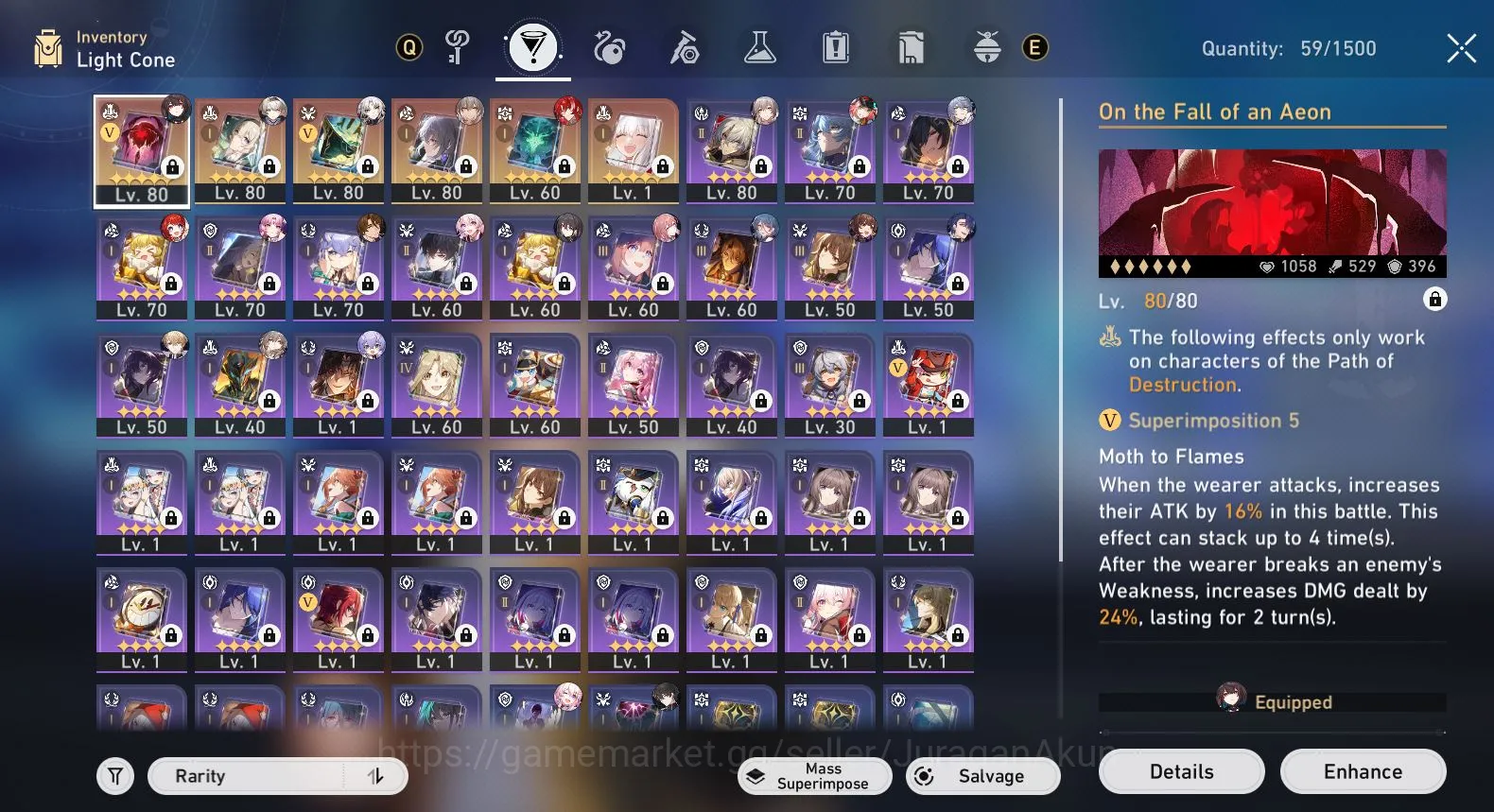 Honkai Star Rail Accounts Mid Game ASIA [TL69] 7 limited (FireFly+Sign, Feixiao,Tribbie, Ruan Mai, etc ) (Amphoreus) |Take 7