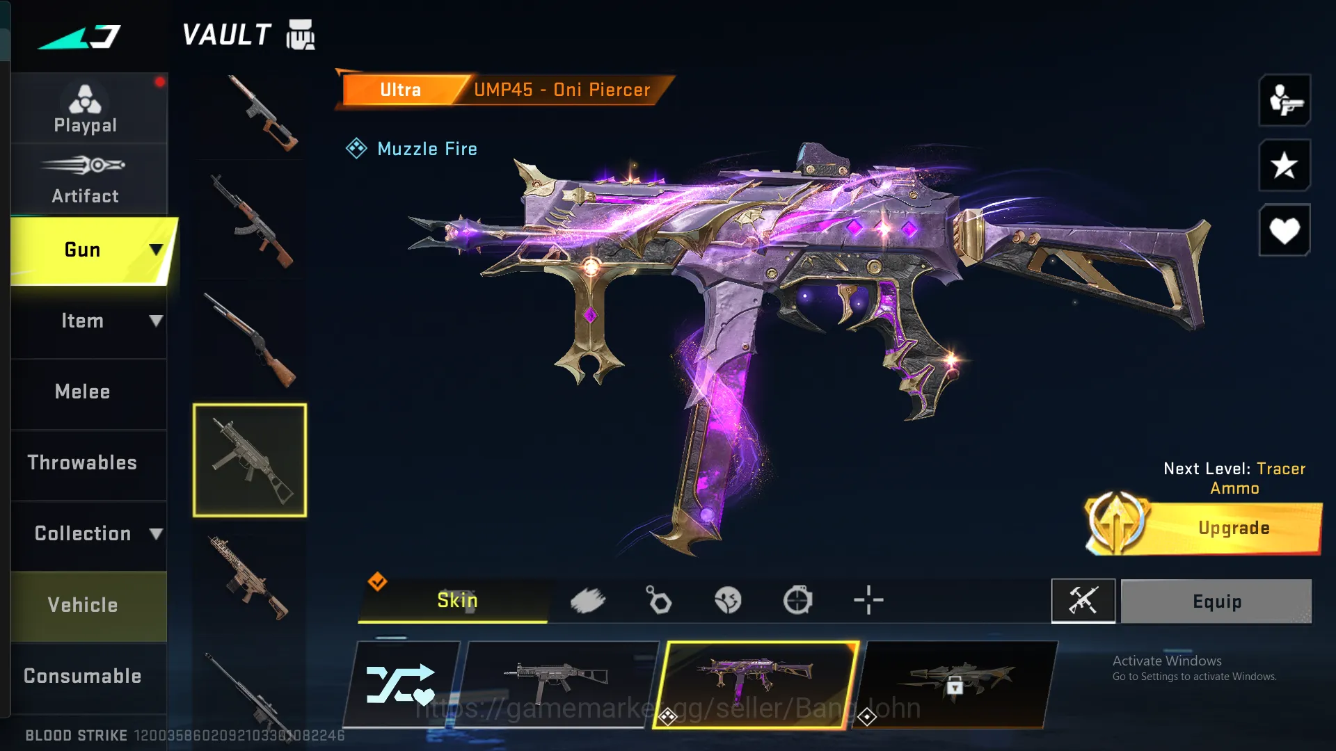 Blood Strike Accounts Others "AK47 Eternal | M4 Legend | MP5 Ultra (Langka) | Glock Ultra | Origin  Ultra | Vector Legend 16