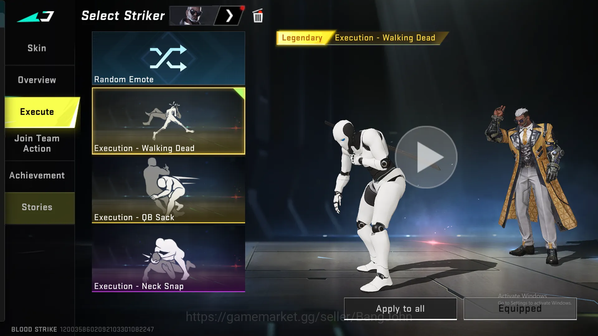 Blood Strike Accounts Others "AK47 Eternal | M4 Legend | MP5 Ultra (Langka) | Glock Ultra | Origin  Ultra | Vector Legend 20