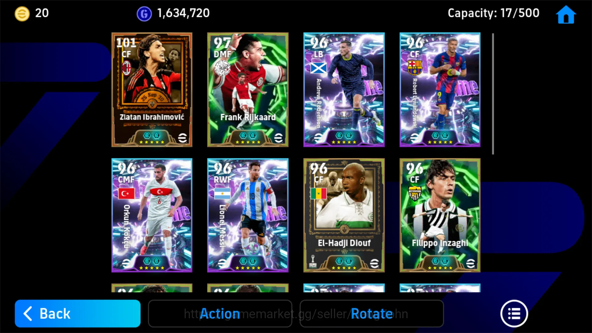 eFootball Accounts Others Power 3151 | Ibrahimovic Big Time | Rijkaard Epic DB |  Robertson Show Time | Lewandowski Show 2