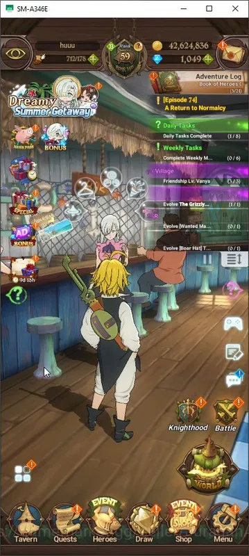 The Seven Deadly Sins: Grand Cross Midgame GLOBAL|3M CC|1 LR + 5 UR + Collab Solve,Emine + 10 image 1