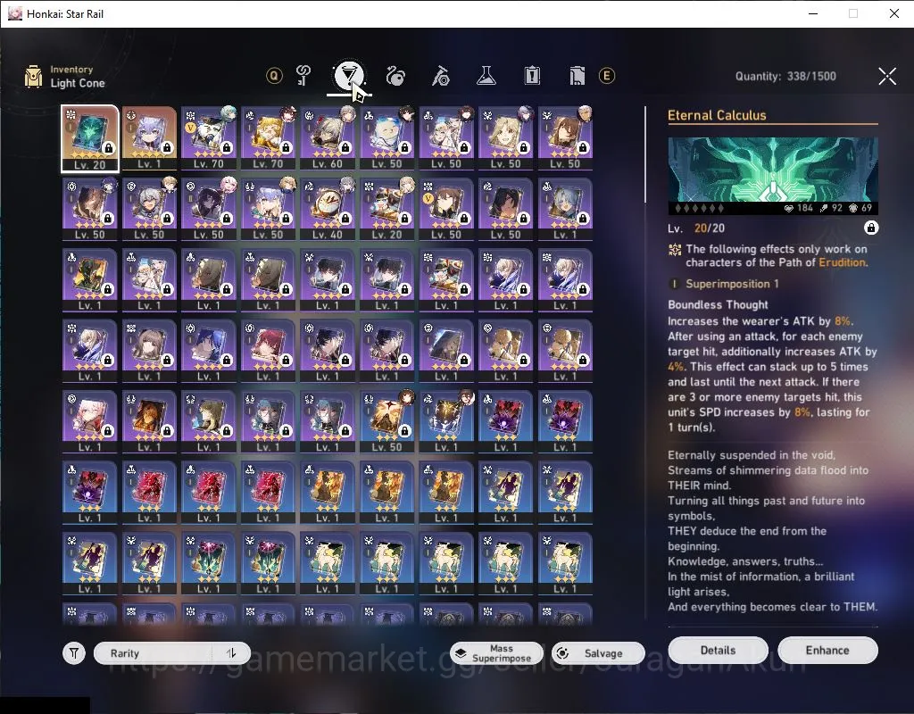 Honkai Star Rail Accounts Mid Game ASIA|TL 57|6 Limited|Anaxa E1,Sparkle,Lingsha,Dante,Archer,Dr Ratio|MC 5