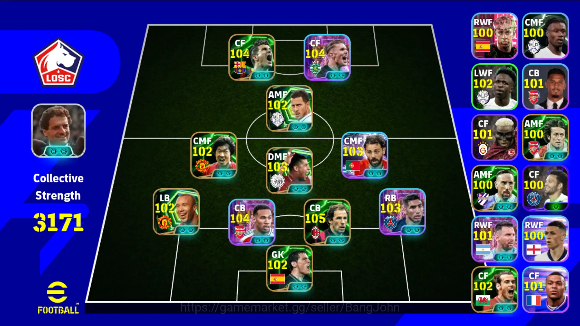 eFootball Accounts power 3171 | viktor gyokeres showtime | gabriel ma image 1