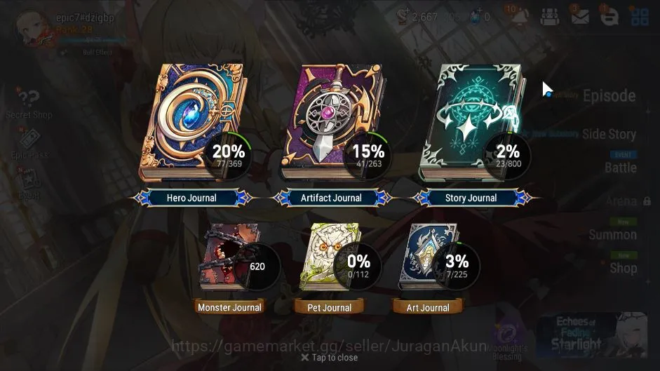 Epic Seven Accounts Global|Unverif|5 ML[Harsetti,BMHaste,Straze,SBAram image 4