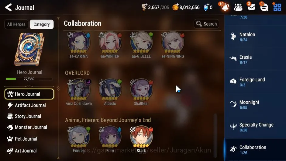 Epic Seven Accounts Global|Unverif|5 ML[Harsetti,BMHaste,Straze,SBAram image 5