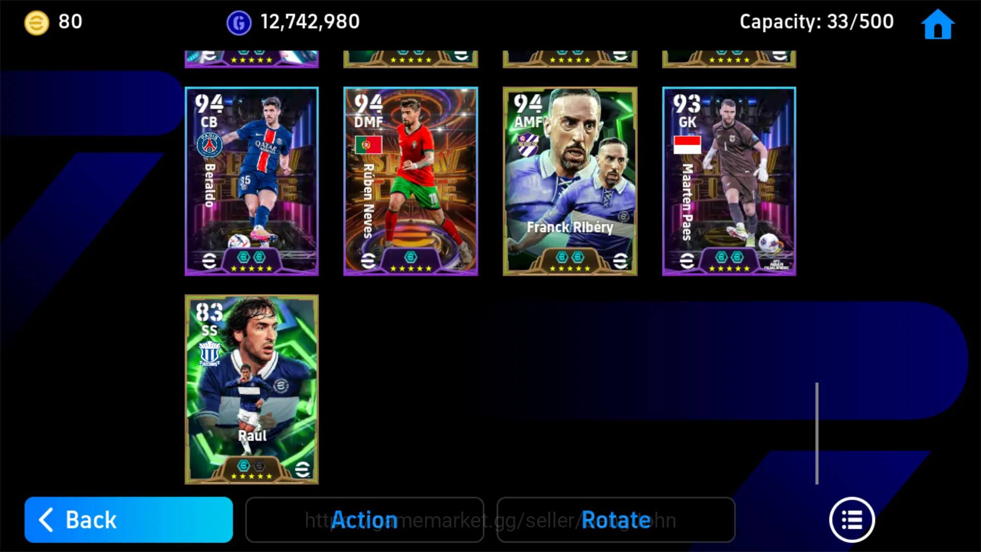 eFootball Accounts Power 3199 | Omar marmoush Showtime | Javier Zanet image 4