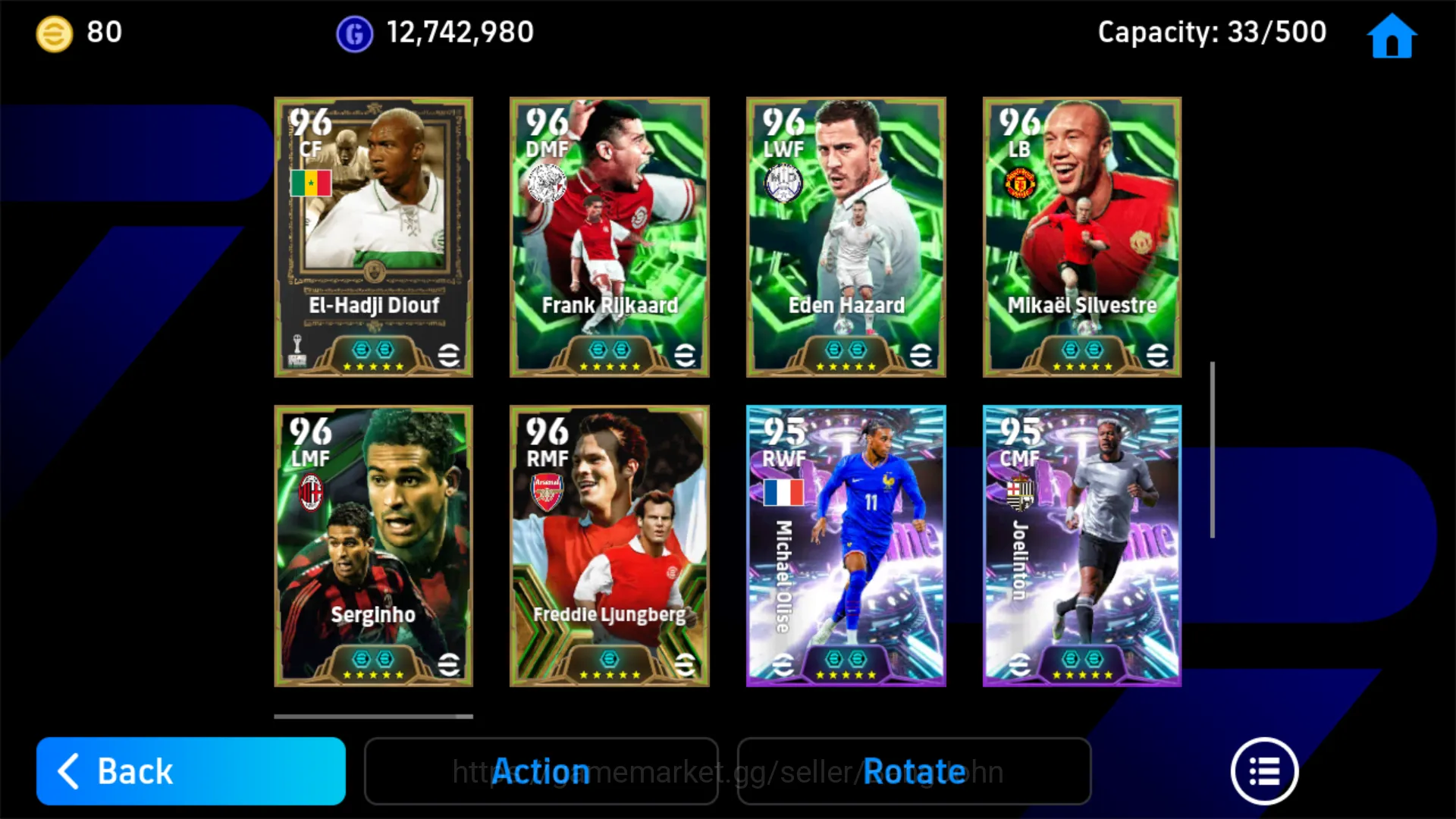 eFootball Accounts Power 3199 | Omar marmoush Showtime | Javier Zanet image 6