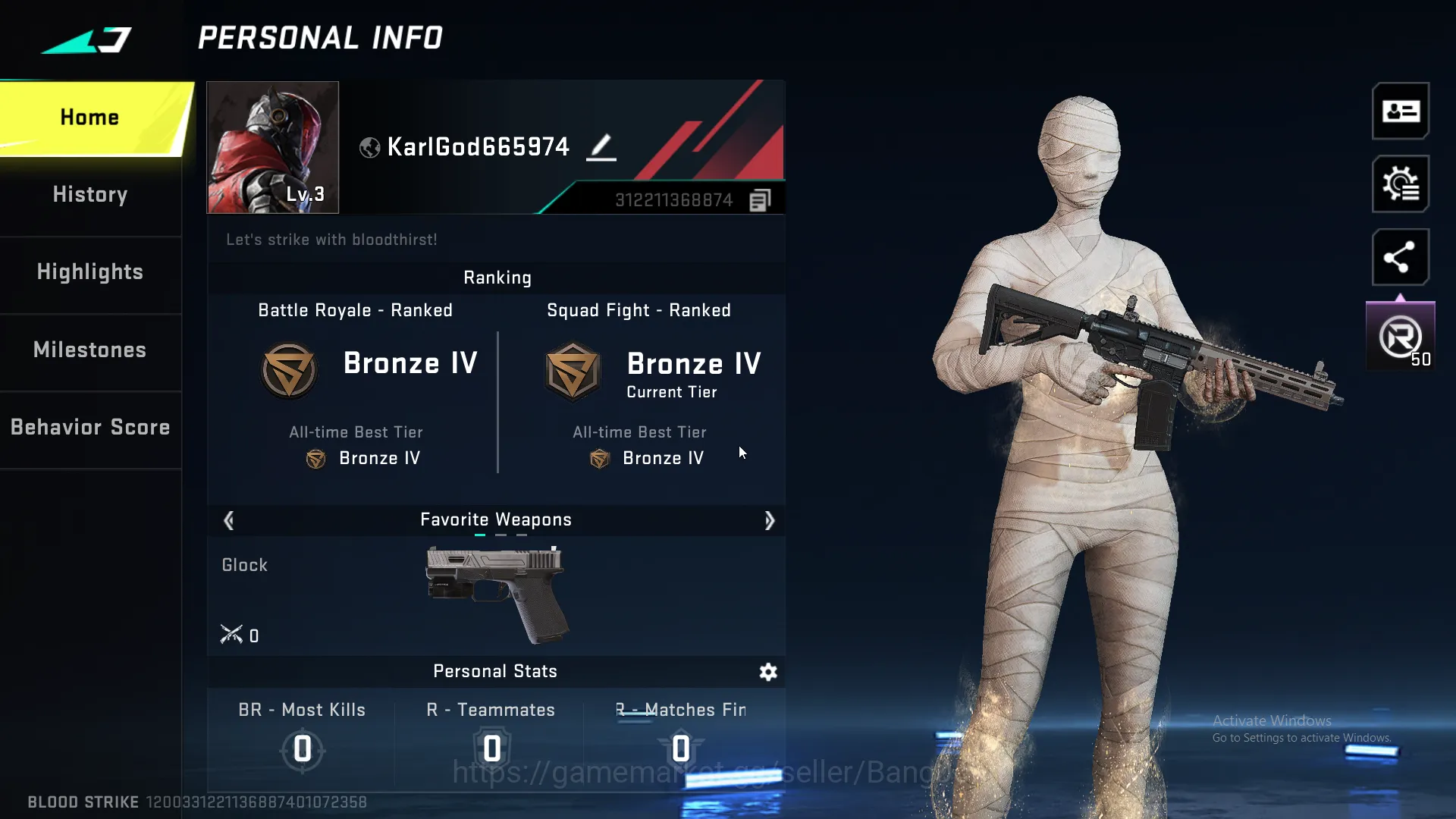 EMT Ultra | Change Name | BS163B Blood Strike Others EMT Ultra | Change Name | BS163B image 1