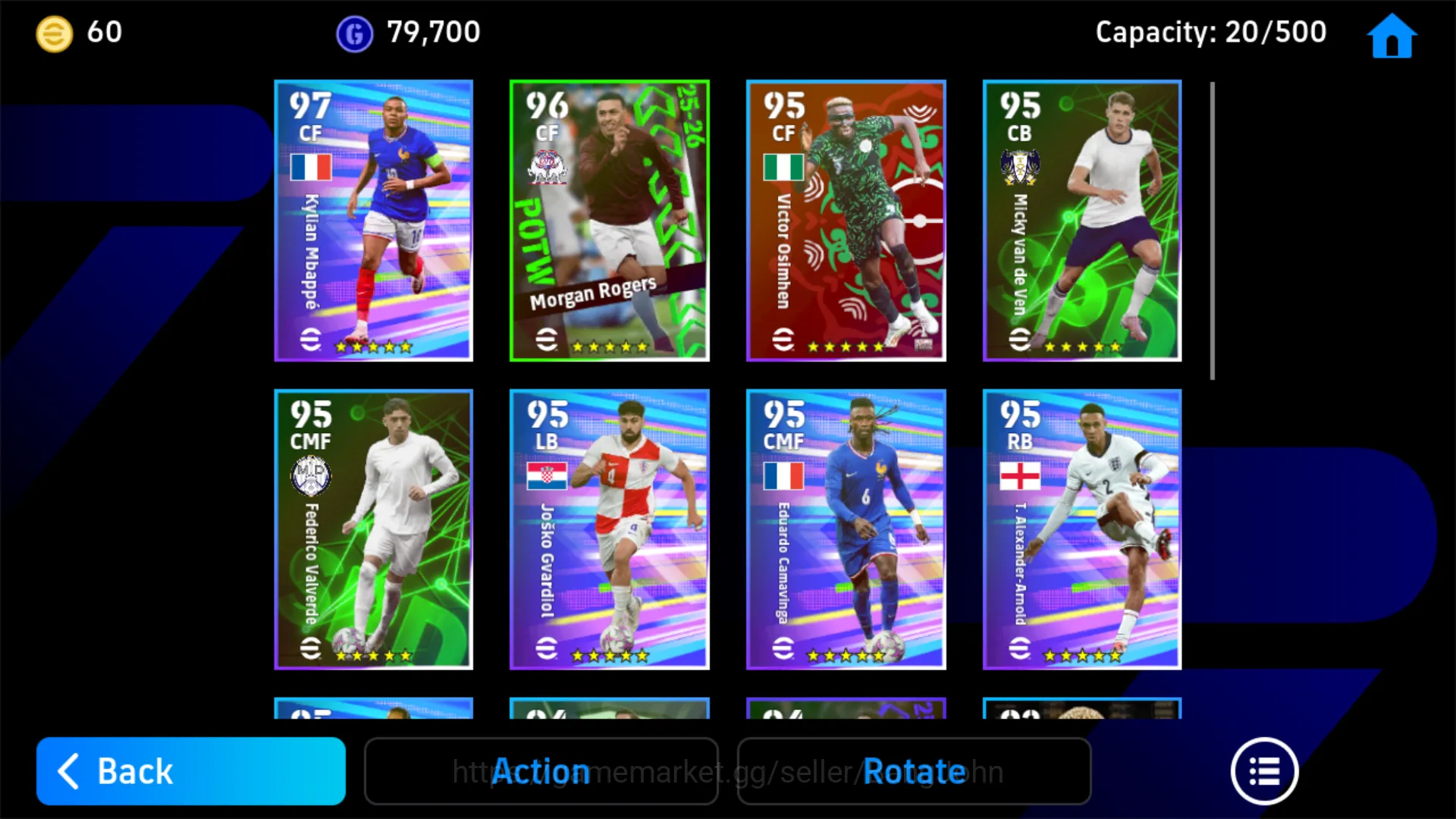 eFootball Accounts Others power 3108 | K. kvaratskhelia big time | ronald koeman epic db | justin hubner show time | EFB165B 4