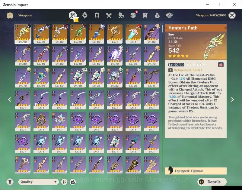 Genshin Impact Accounts Mid Game ASIA|AR 57|Free HSR & ZZZ|10 Limited+7 [5*Weapon]|Yelan+Sign,Furina,Arlecchino,Citlali 3