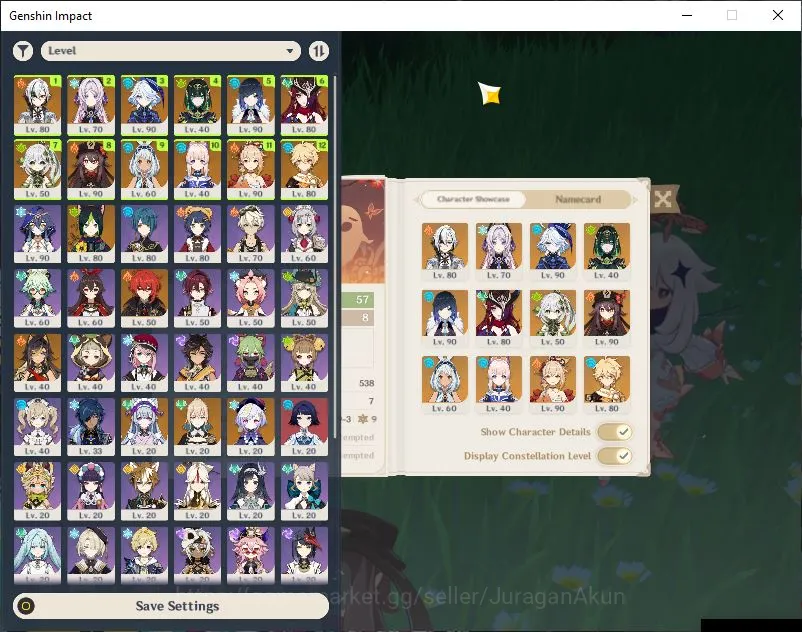 Genshin Impact Mid Game ASIA|AR 57|Free HSR & ZZZ|10 Limited+7 [5*Weapon]| image 1