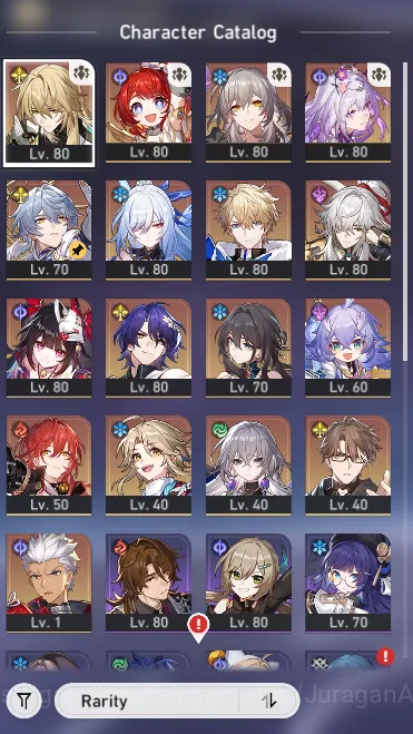 Honkai Star Rail Accounts ASIA[TL70]10 Limited[Castorice,3b,Sunday,Jingliu+S image 6