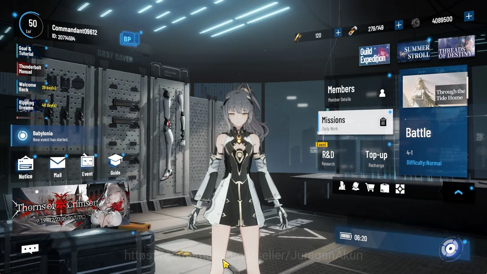 Punishing: Gray Raven Accounts Asia|Starter LuciaCW+Sign,Nanami+Sign, etc | Log G image 1