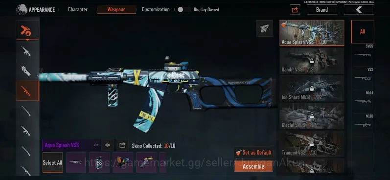 Arena Breakout Accounts Mid-Tier [MOBILE] SV 12.2M | Koen 8.1M | Aqua Splash VSS, Yeti MP5 and ACE31 &More Skin|Log 5