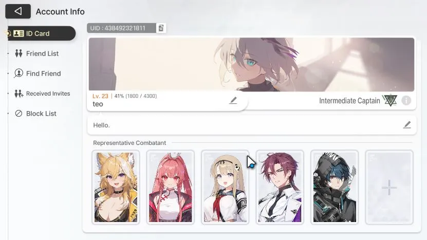 GLOBAL Lv23|5 SSR(Magna Meilin Haru Kayron Luke) 8SR(LucasM1,Nia,MikaM2,ReiM2,etc) 13SR Partners|LogStove|CheckSS(CZN953) Chaos Zero Nightmare Accounts GLOBAL Lv23|5 SSR(Magna Meilin Haru Kayron Luke) 8 image 1