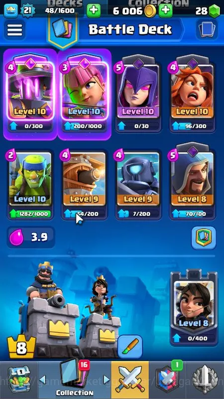 Clash Royale Accounts Lvl 21|Trophy 3359|KTL 8|Starter ACC|Limited Skin| image 3
