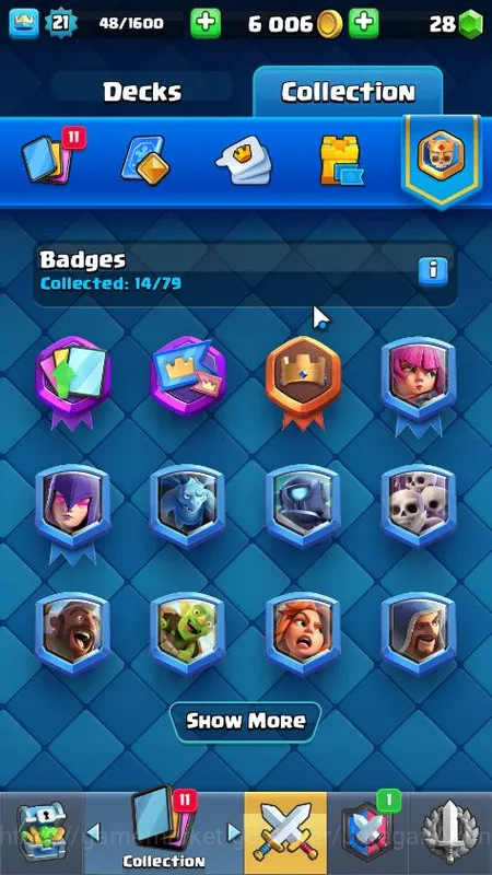 Clash Royale Accounts Lvl 21|Trophy 3359|KTL 8|Starter ACC|Limited Skin| image 4