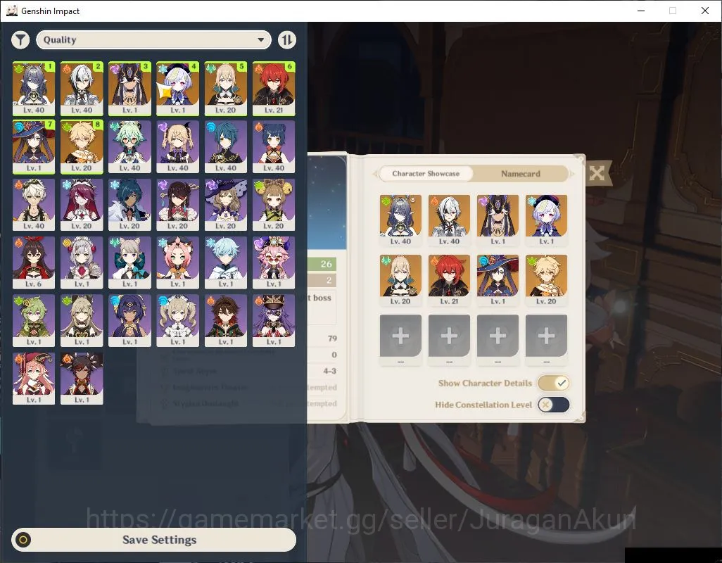 Genshin Impact Accounts ASIA|AR 26| Starter |3 Limited [Arlecchino,Lauma,C image 4