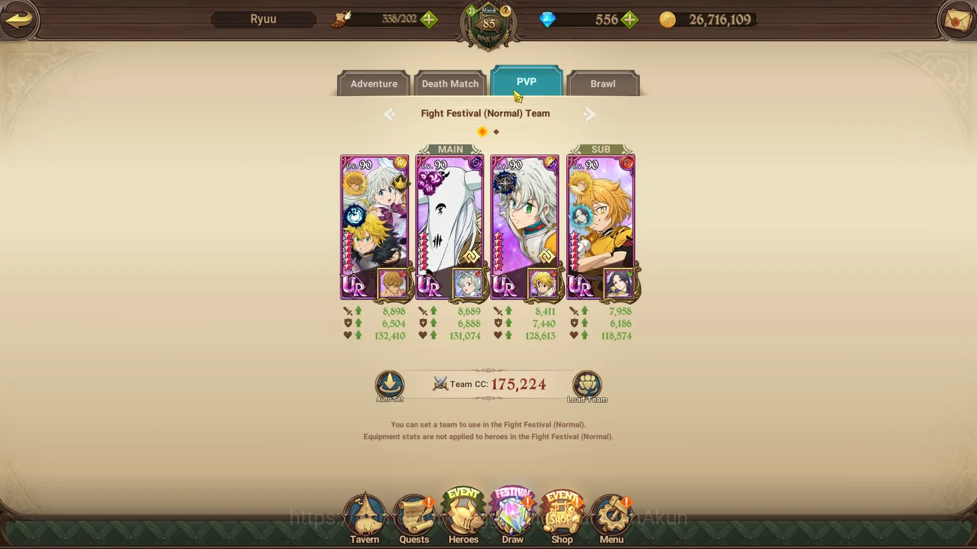 The Seven Deadly Sins: Grand Cross Accounts Midgame Global|4,7M CC|2 LR+11 UR+Collab Full Konosuba+556 4
