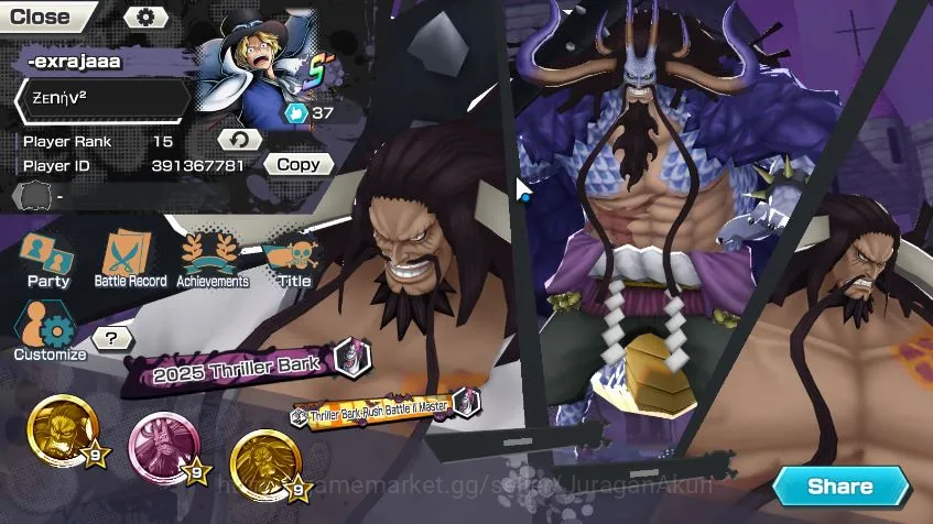 One Piece Bounty Rush Accounts Global|5 META EX|Kid&Law,SCA Kaido,Onigashima Kaid image 2