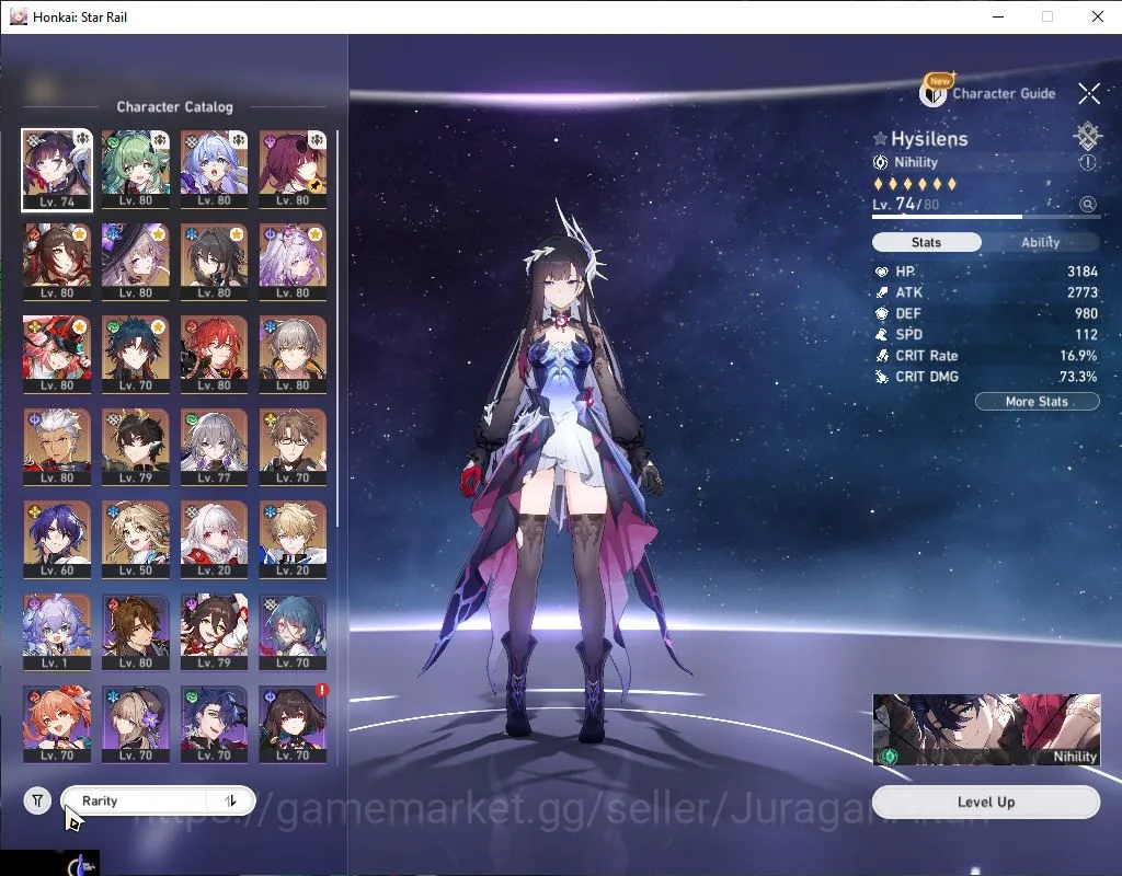 Honkai Star Rail Accounts Asia |TL 69|DOT Premium| 12 limited|Rappa E1+Sign, image 4