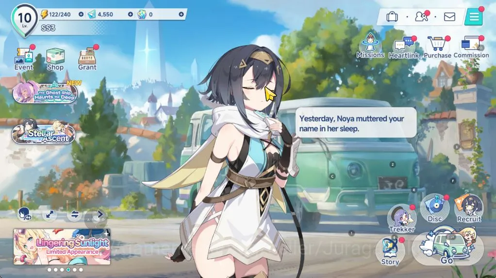 Stella Sora Accounts GLOBAL| Lv 10 | 4,5K SD | 4 SSR (Minova T1)+Sign [Shia T1,Gerie T1,Chitose] | 11 SR Disc | Log Yostar