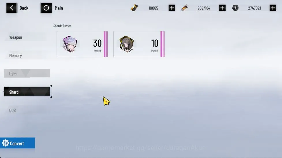 Punishing: Gray Raven Accounts NA | 10K BC + 3K GoldenCard + 8K BlueCard | LuciaC image 1