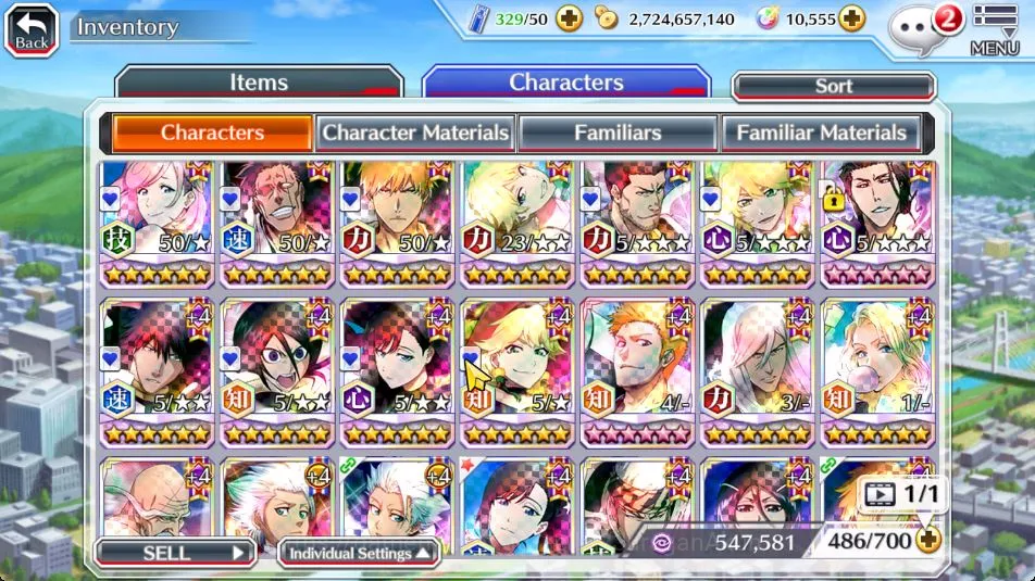 Bleach: Brave Souls Accounts Mid-Tier [GLOBAL]|10K Orb|3 MT[BTW Macy,Kenpachi 9th,Ichigo 8th],Ichigo 10thAnniv,Rukia 3