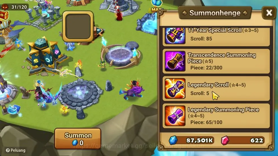 Summoners War: Sky Arena Accounts Starter ASIA|LV36|1 LD[Gurkha]|5 Total NB5(Baleyr,Bernadotte,Etc) + 36 *6 Monster + Many 5