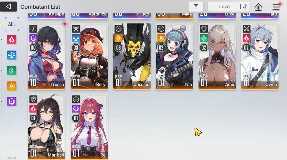 Chaos Zero Nightmare Accounts GLOBAL 4