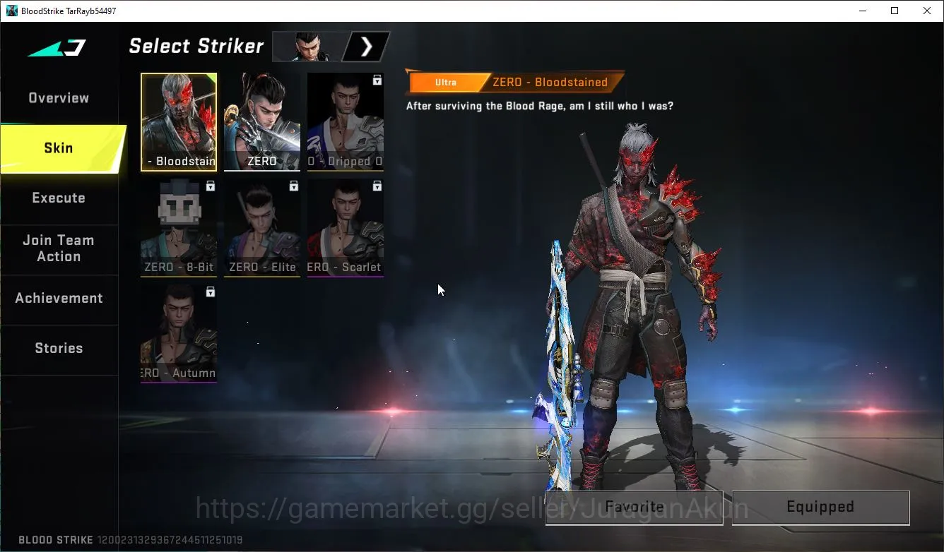 Blood Strike Accounts Asia| Starter | Eternal M700-Retribution Lv1| Ultr image 4