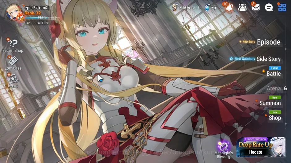 Epic Seven Mid-Tier Global|Unverif|MidGame|4 ML[Harsetti,SSVivian,RRoa image 1