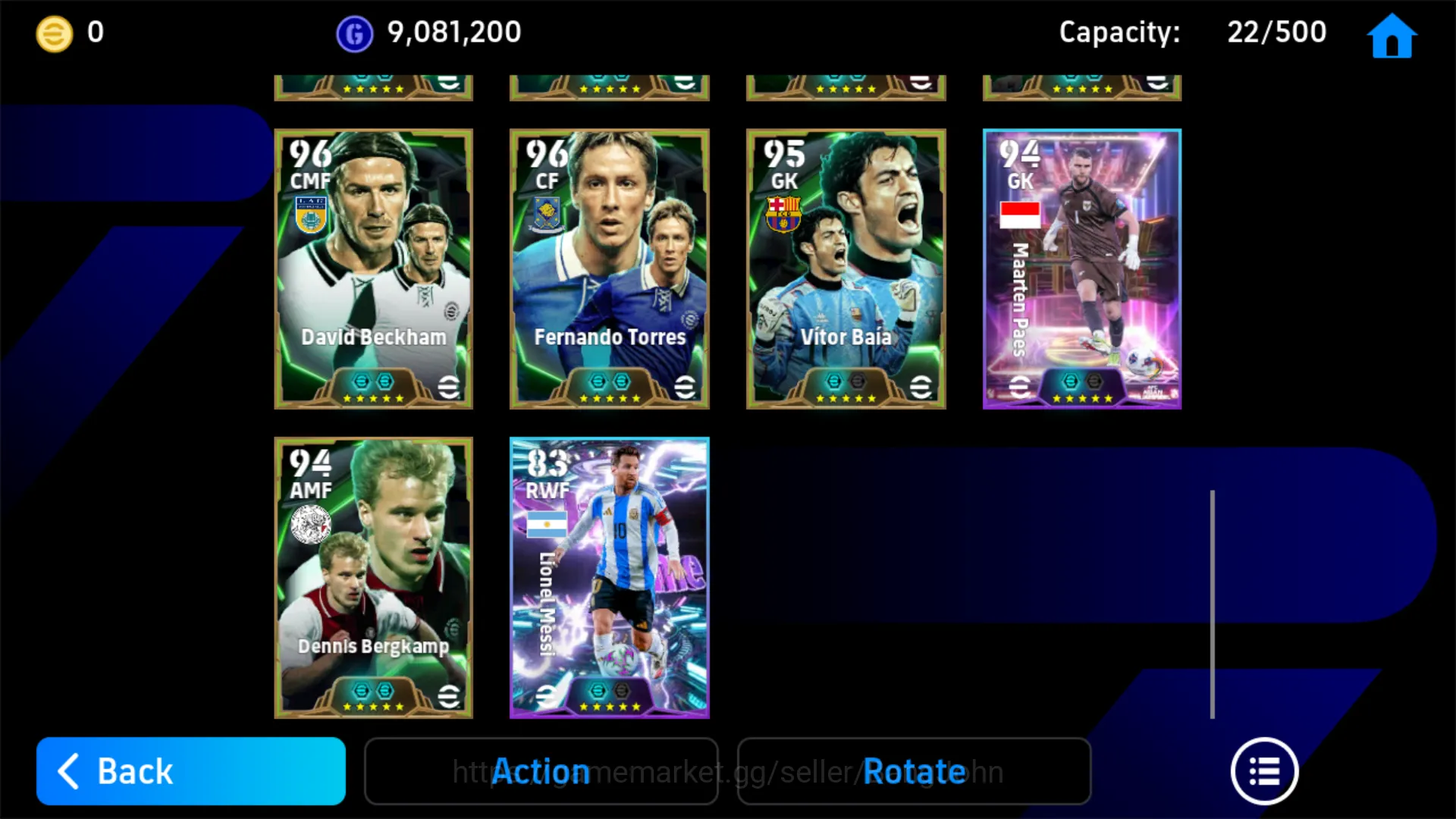 eFootball Accounts Others Power 3170 | Messi Pack Barca | Ferenc Puskas | Rio Ferdinand | Fabio Cannavaro | Cest Fabregas 4