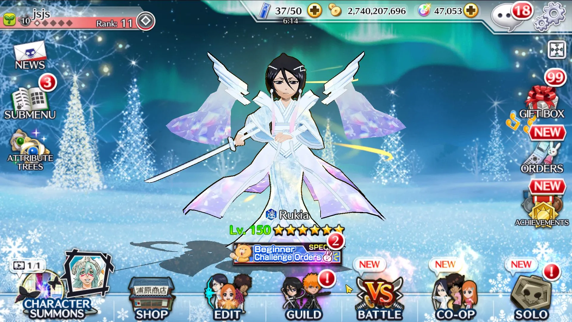 Bleach: Brave Souls Accounts Mid-Tier GBL|Fress QS+47k Spirit Orbs|Ichigo7Th,IchigoTYBW24,Ichigo Cres V 2