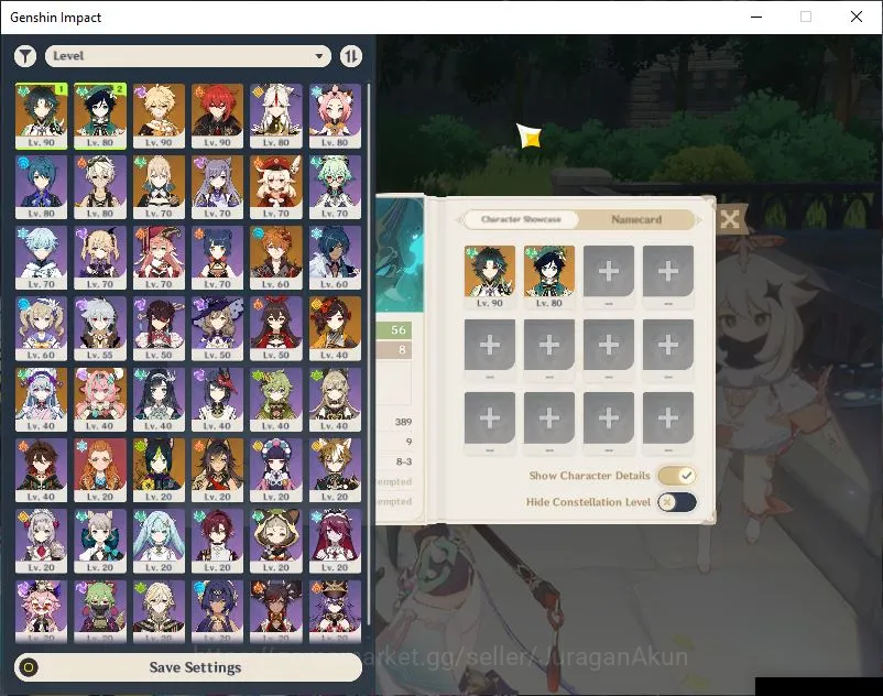 Genshin Impact Mid Game ASIA|AR 56|5 Limited+4 [5 Star's Weapon][Xiao,Vent image 1