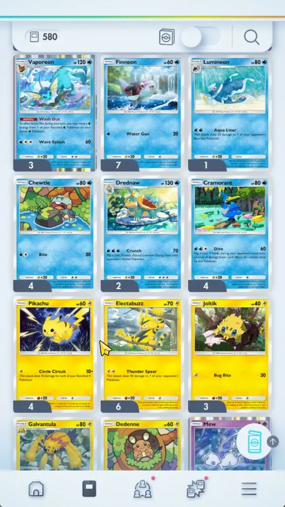 Pokémon TCG Pocket Accounts Lv 22 | 580 Card | 24 Ex + 6 Deck (3 Mew Crown, Me image 4