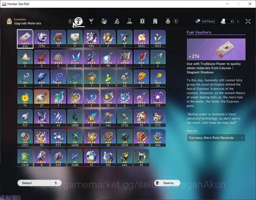 Honkai Star Rail Accounts Mid Game ASIA|TL 70|18 Limited|[Castorice,Saber,B3,The 5