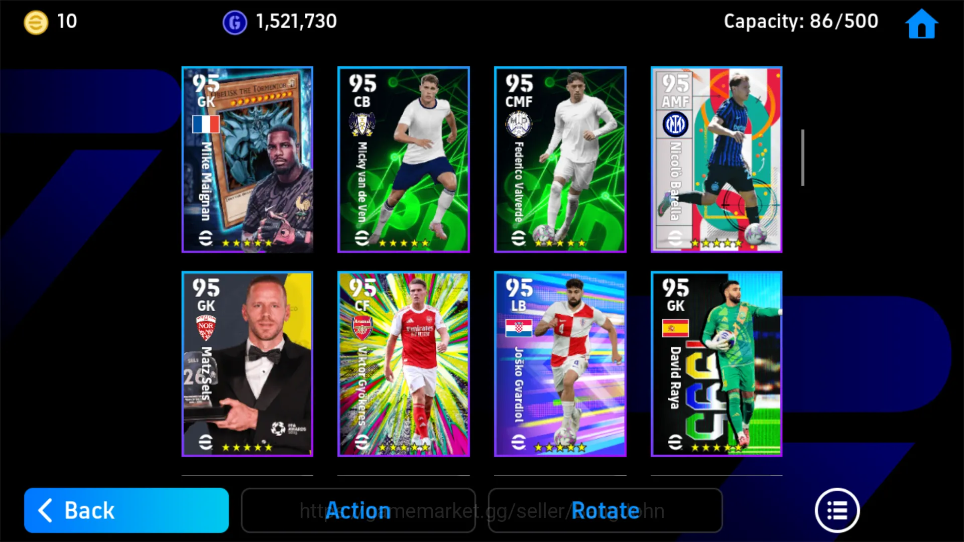 eFootball Accounts Others Power 3184 | Riccardo Calafiori | Philipp Lahm | Gerard Pique| EFB233B 7