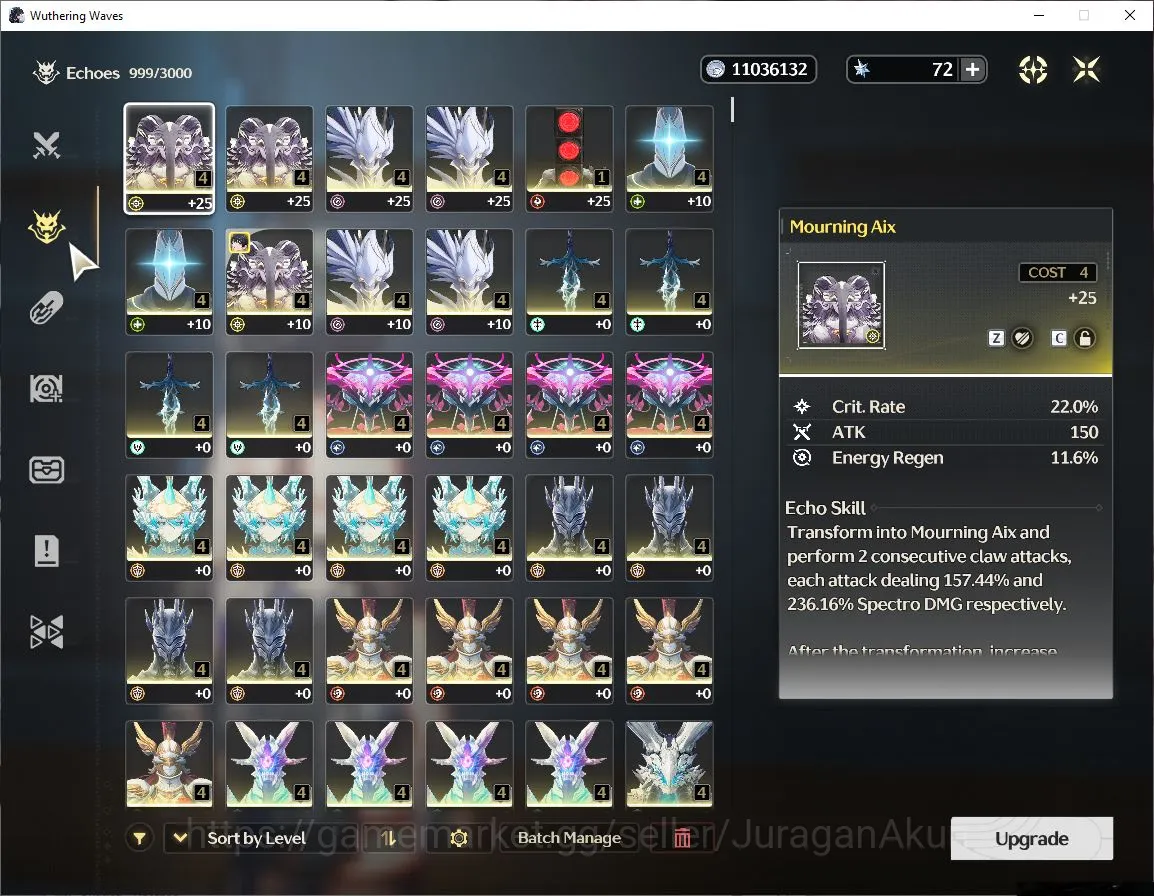 Wuthering Waves Accounts Starter NA | UL 45 | 3 Limit | [Cartethyia,Ciaccona,Shorekeeper]+Sign | DB Lv28 | 20 LT | MC Female 3